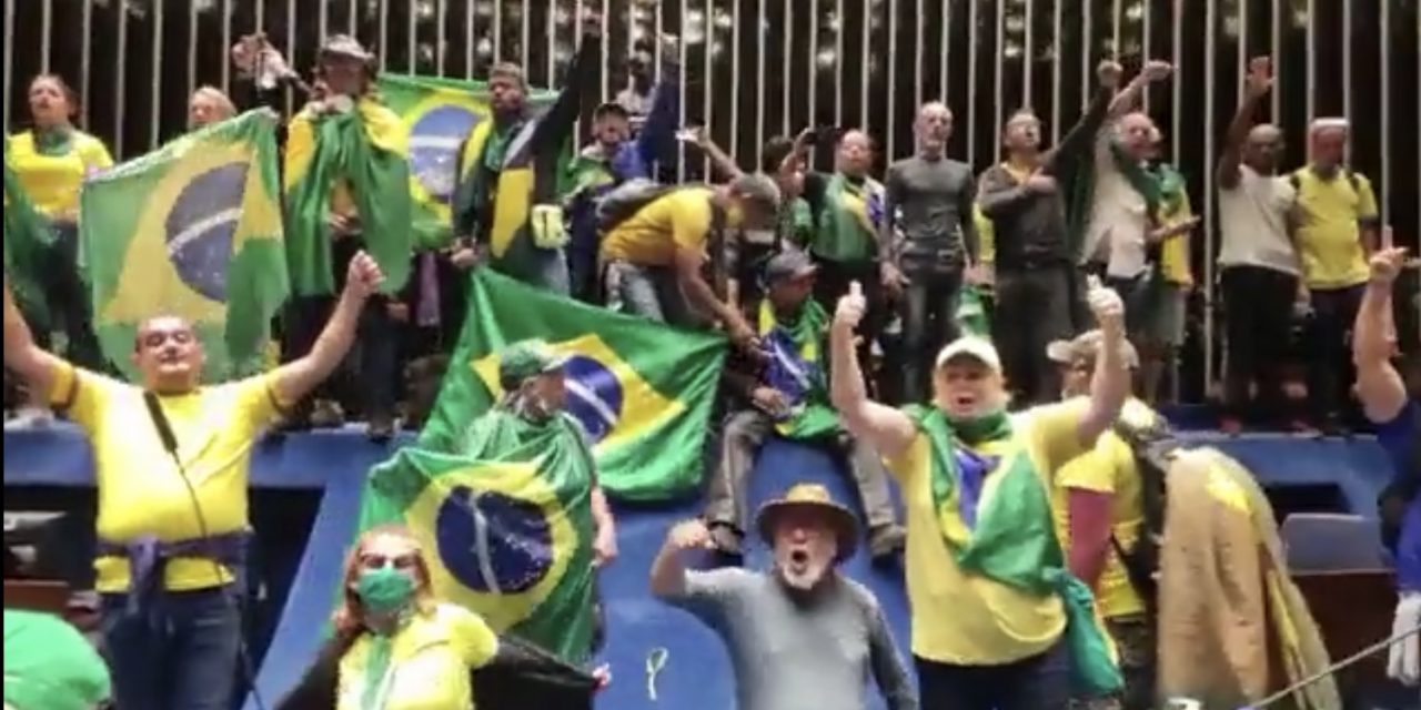 VIDEO. BRASILE. Bolsonaro come Trump, lancia i suoi all’assalto del Congresso