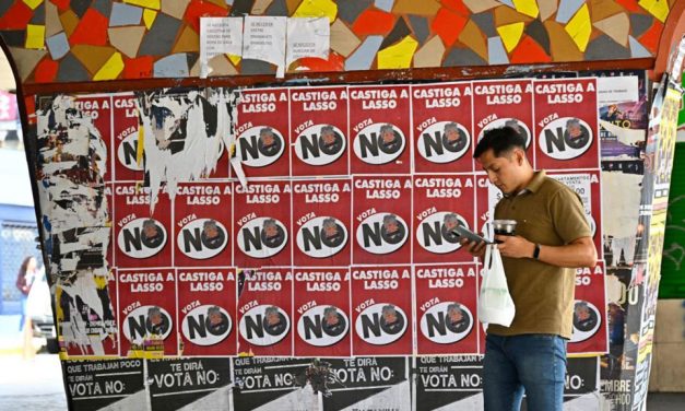 Ecuador: Il governo neoliberista pesantemente sconfitto alle urne