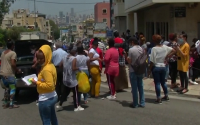 Lavoratori migranti abbandonati al loro destino nel Libano sotto attacco