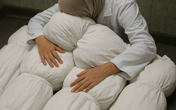 GAZA. Medico riceve all’ospedale i corpi di 9 figli uccisi da una bomba