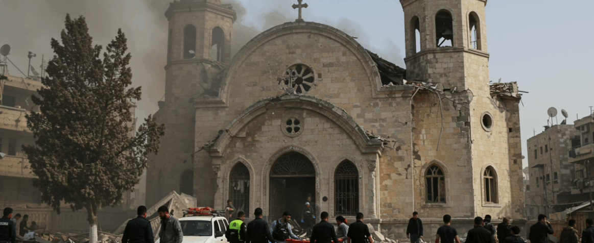 SIRIA. Salito a 22 morti il bilancio dell’attentato suicida contro una chiesa