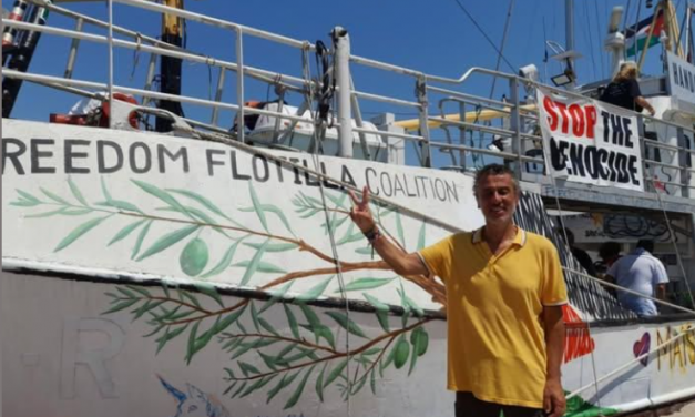 HANDALA. Antonio Mazzeo detenuto da Israele sarà oggi a Roma