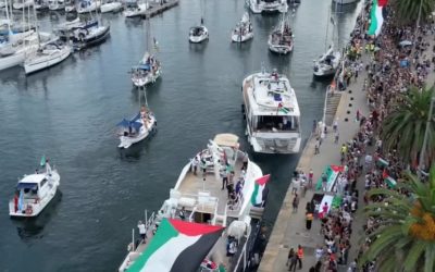 GAZA. Israele minaccia, ma la Global Sumud Flotilla è partita