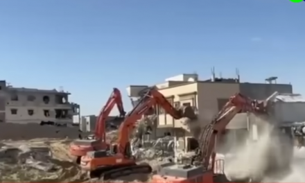 Forza Uria: bulldozer, scudi umani e distruzioni a Gaza