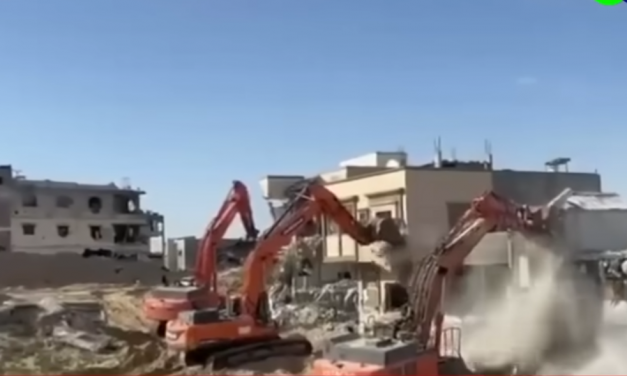 Forza Uria: bulldozer, scudi umani e distruzioni a Gaza