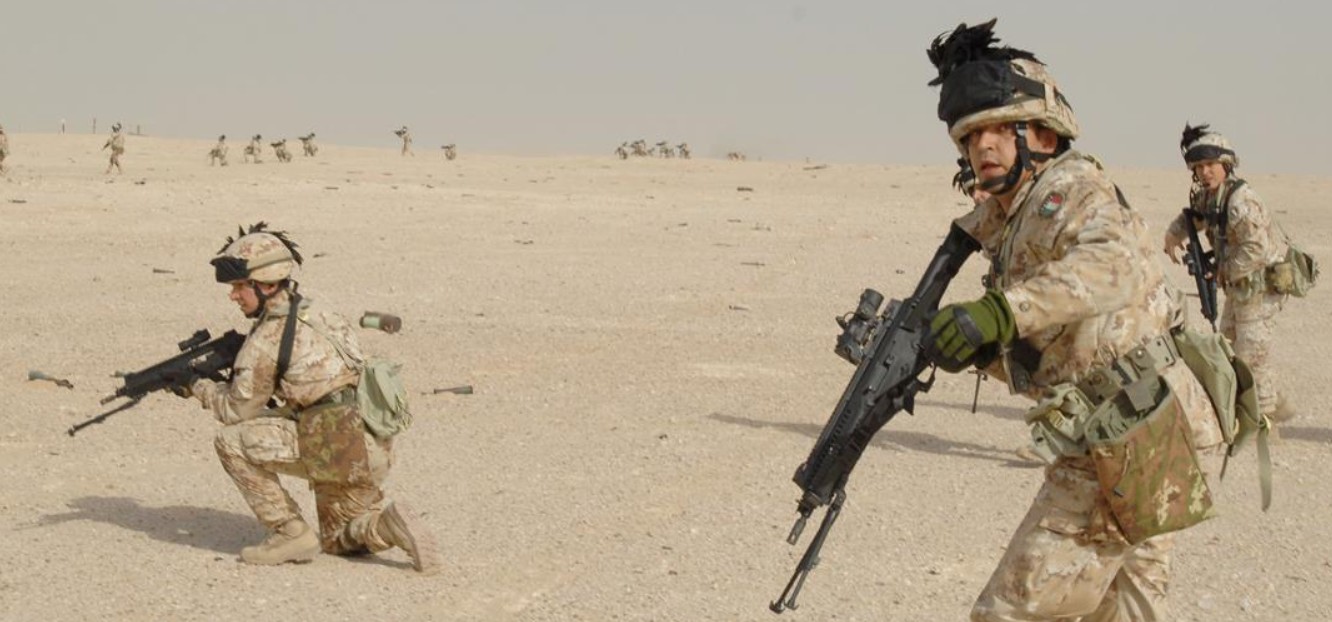 Giochi di guerra italiani nel deserto del Qatar