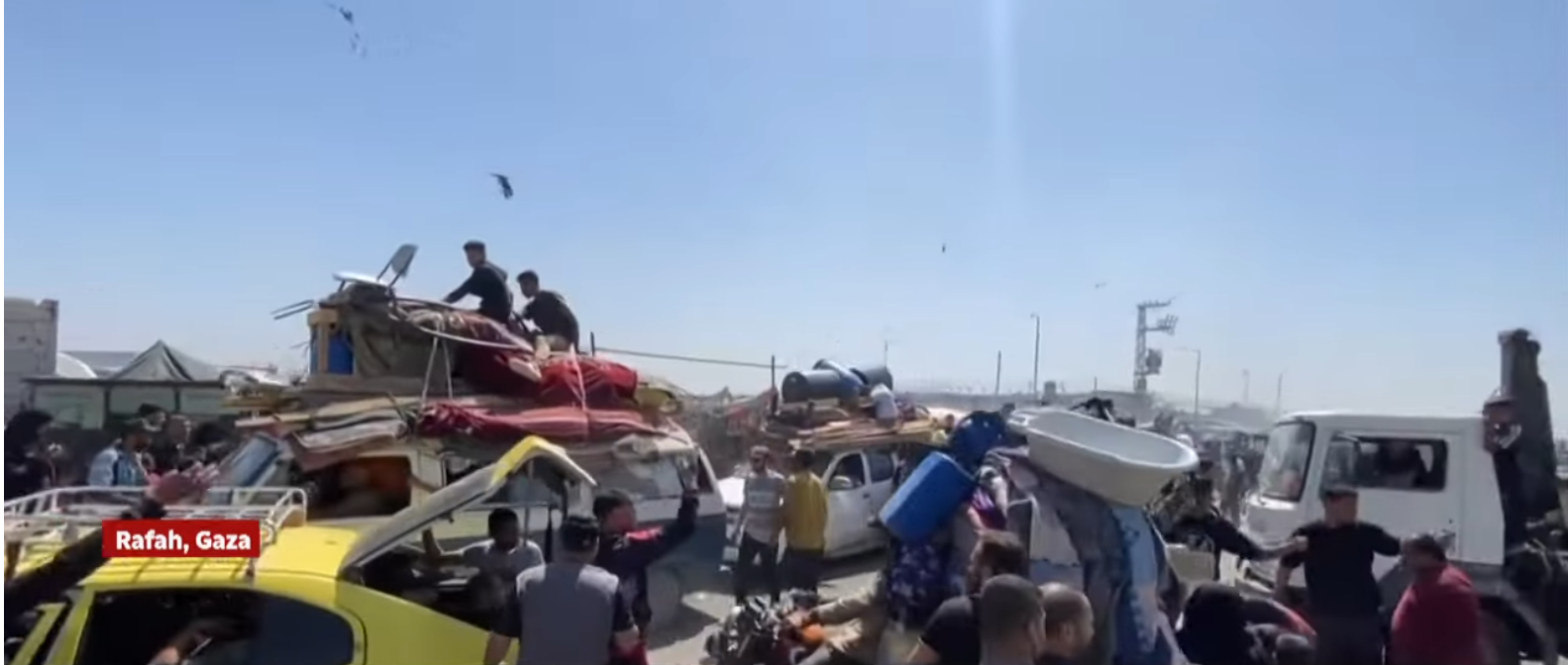 GAZA. Le scene della Nakba si ripetono: Rafah nel panico per l’inizio dell’invasione israeliana