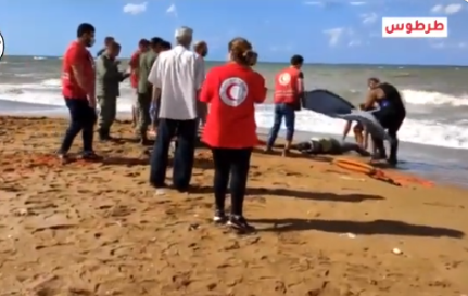 94 i migranti libanesi, siriani e palestinesi morti nel naufragio davanti Tartous.