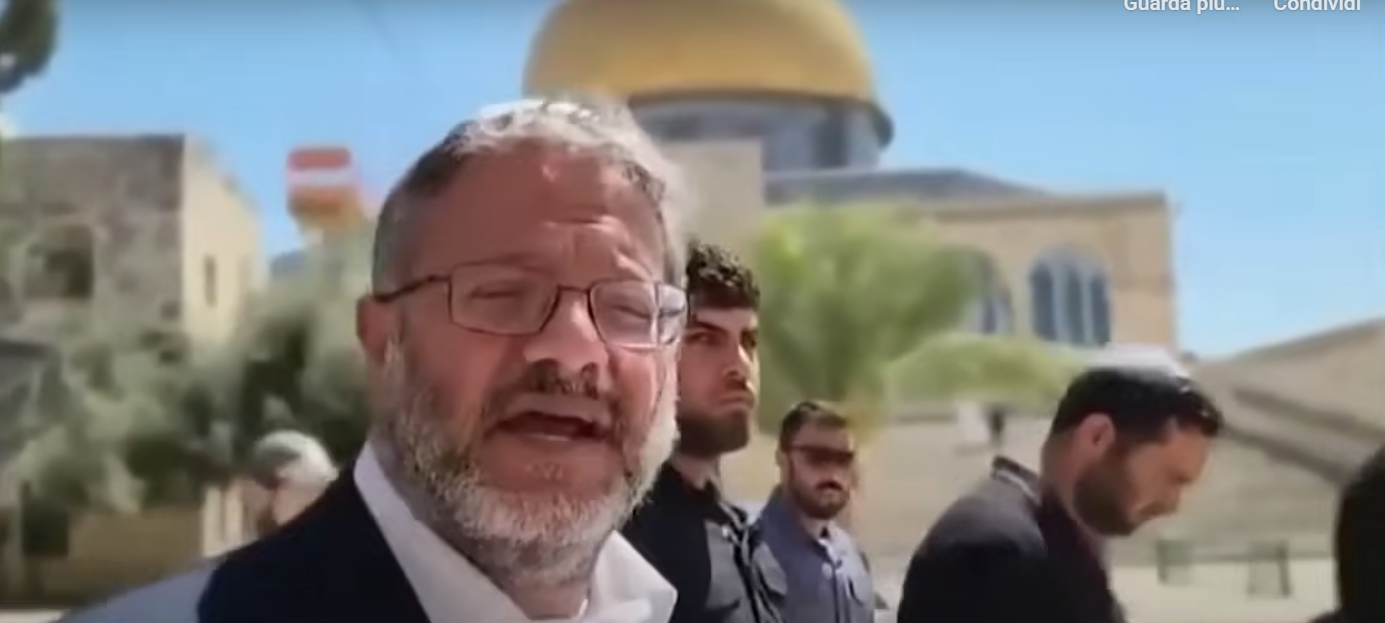 GERUSALEMME. Ben Gvir vuole costruire una sinagoga sulla Spianata delle moschee