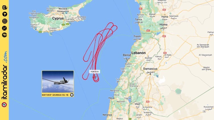 I droni Global Hawk di Sigonella a sostegno di Israele
