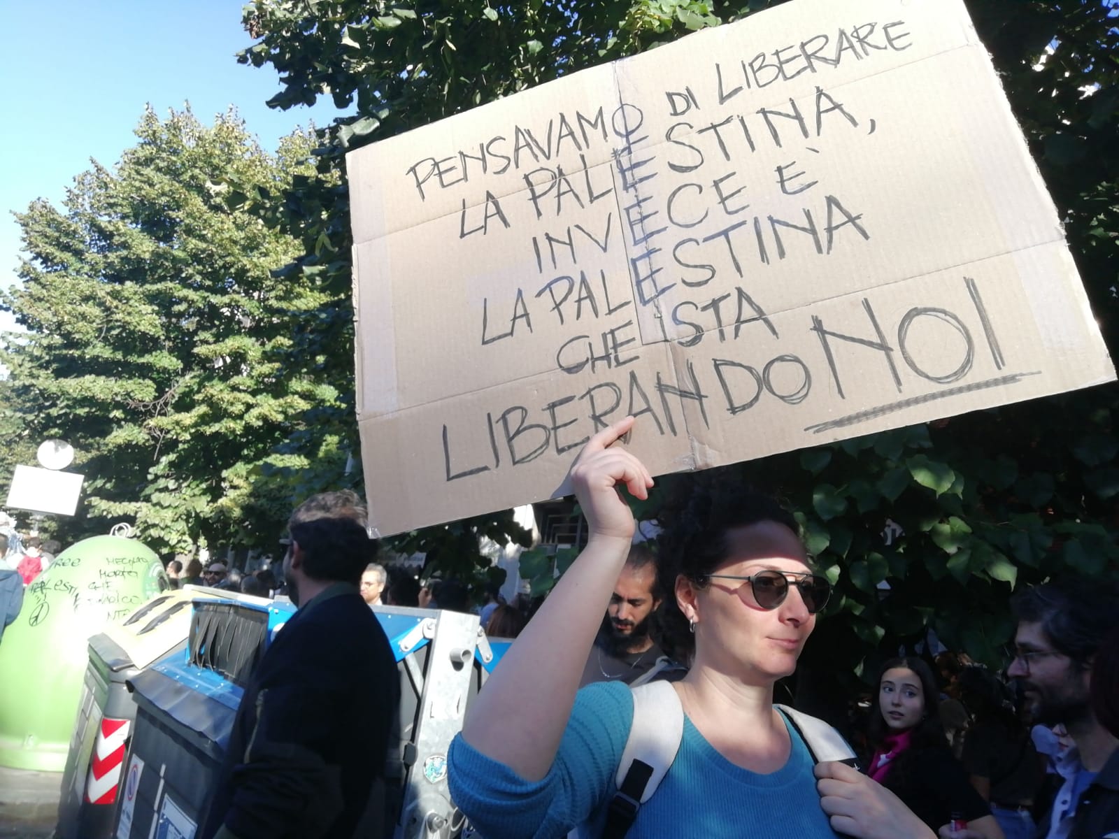 Gli italiani ci hanno regalato un sorriso a Gaza