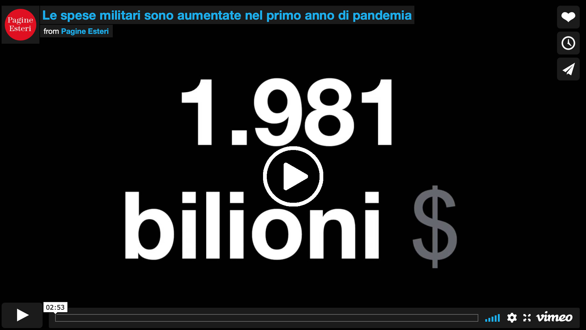 Le spese militari sono aumentate nel primo anno di pandemia