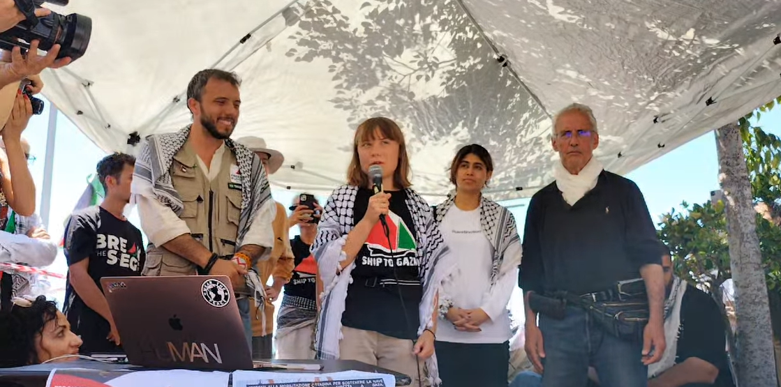 FREEDOM FLOTILLA. La “Madleen” salpa dalla Sicilia verso Gaza. A bordo Greta Thunberg