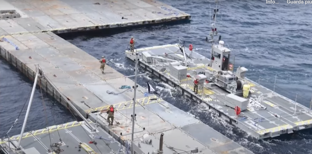 Il molo galleggiante di Gaza. Un simbolo dei futuri piani coloniali