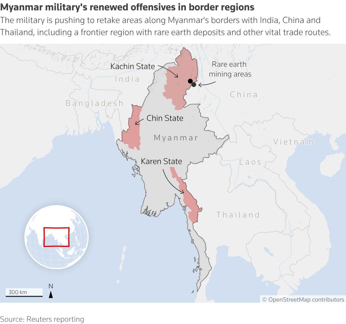 La giunta militare del Myanmar va caccia di terre rare
