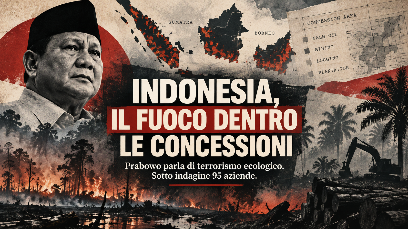 Indonesia, il fuoco dentro le concessioni