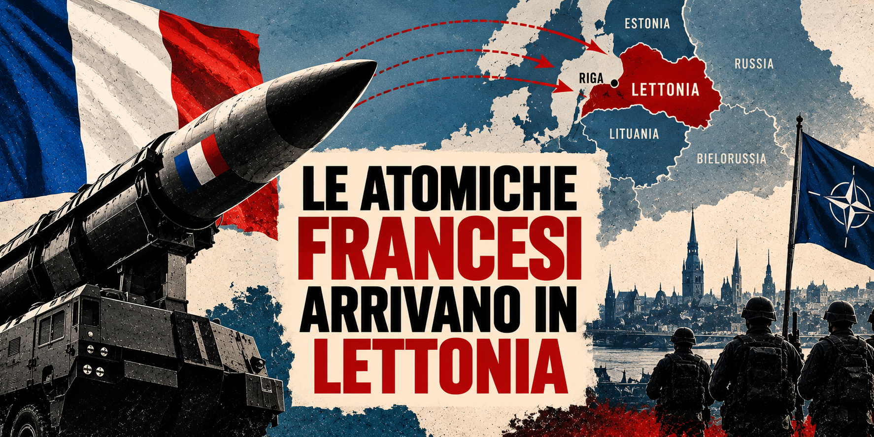 Le atomiche francesi arrivano in Lettonia