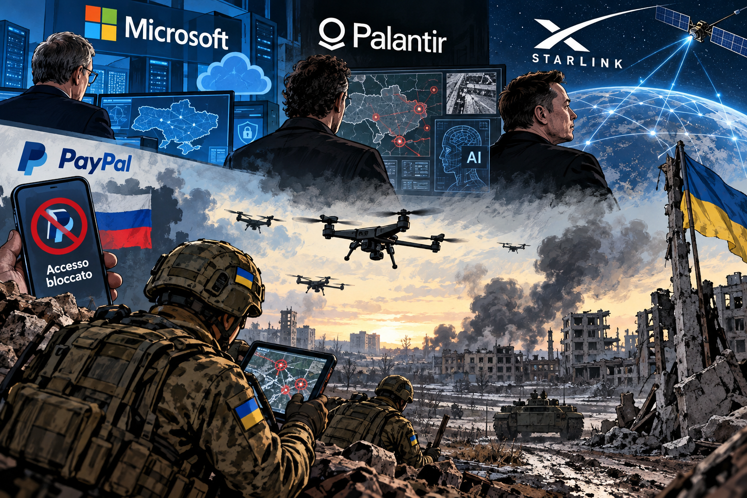 Non indossano uniformi, ma questi colossi Usa combattono per l’Ucraina