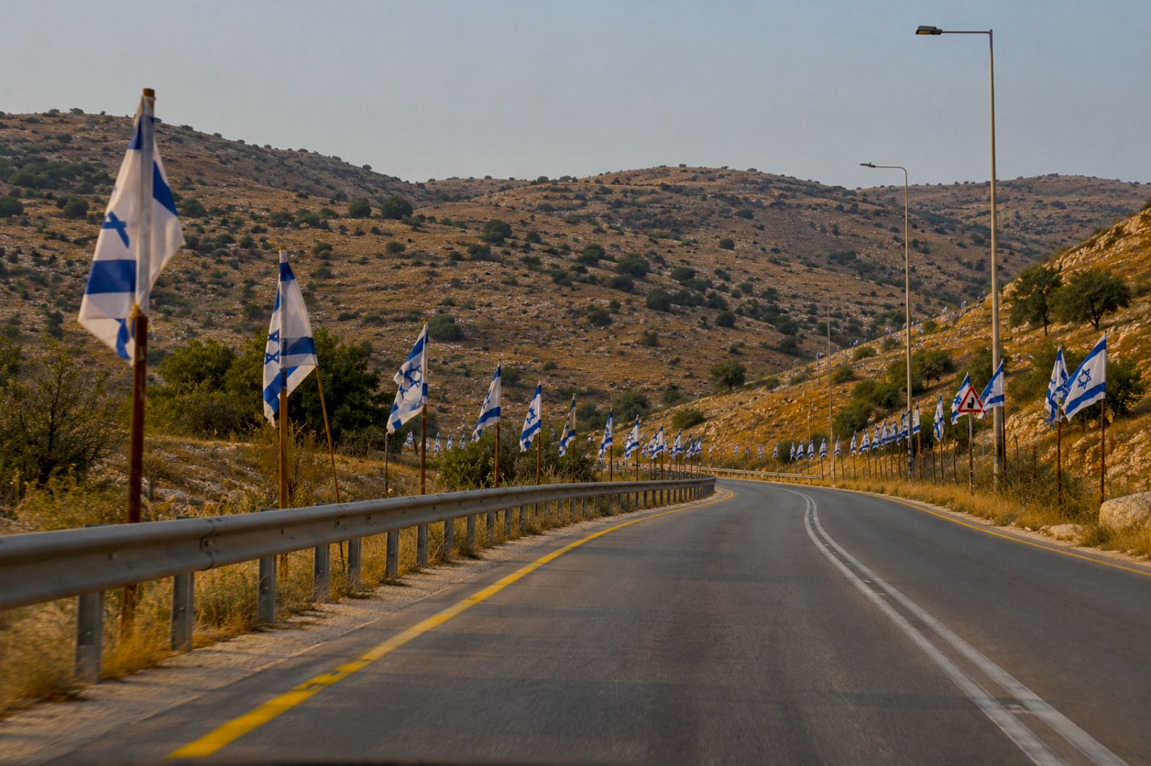 Palestina, l’esercito di bandiere che ruba terra e orizzonte