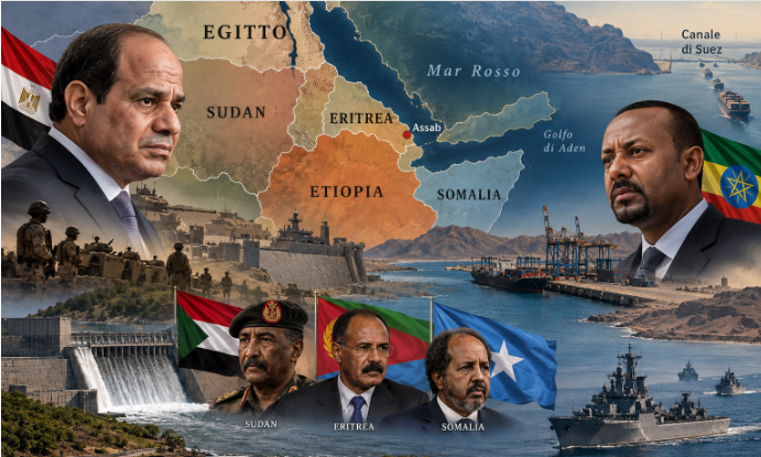 L’Egitto forma il fronte anti-Etiopia. La sfida è sul Mar Rosso