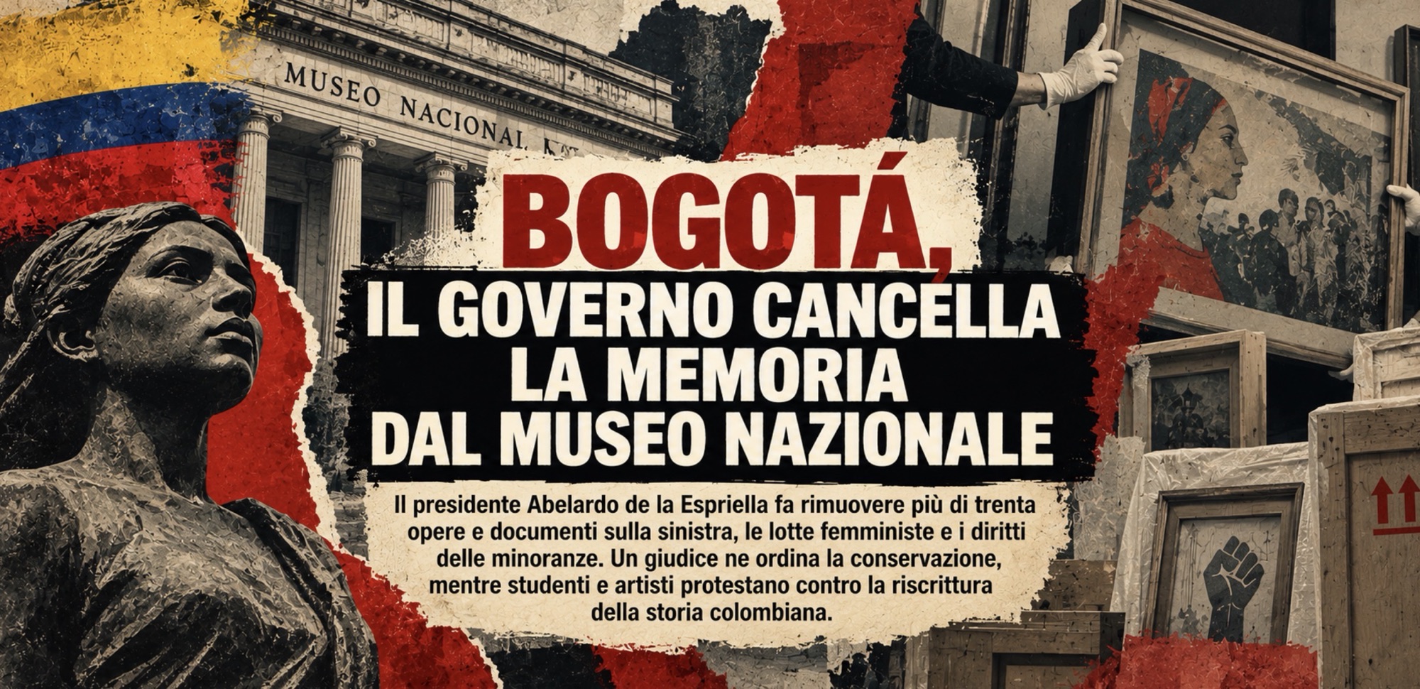 Bogotá, il governo cancella la memoria dal Museo nazionale